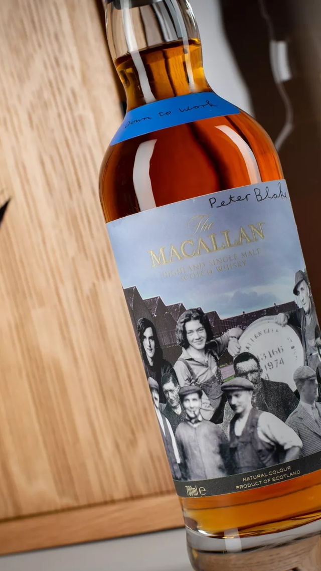 The Macallan Anecdotes of Ages Collection: Down to Work Bottle Mood Shot