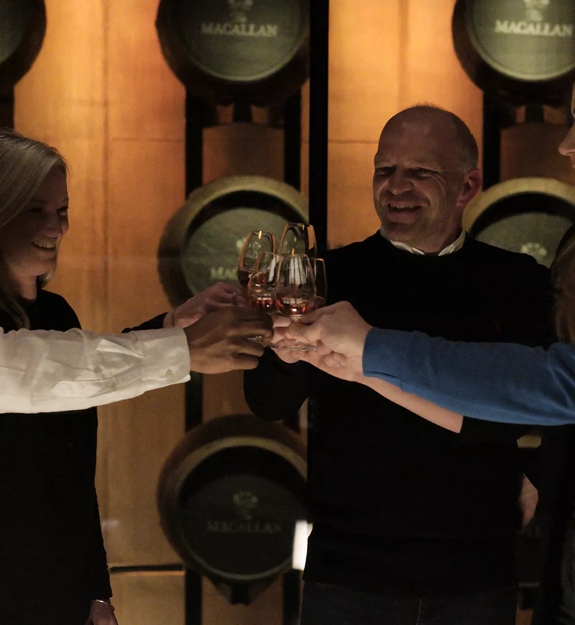 The Macallan Harmony II Group Cheers