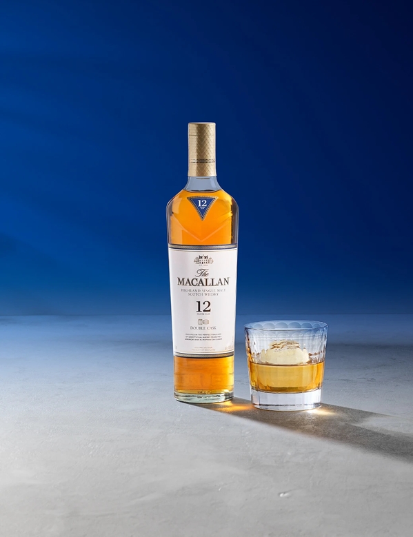 the macallan double cask 12 whisky serve