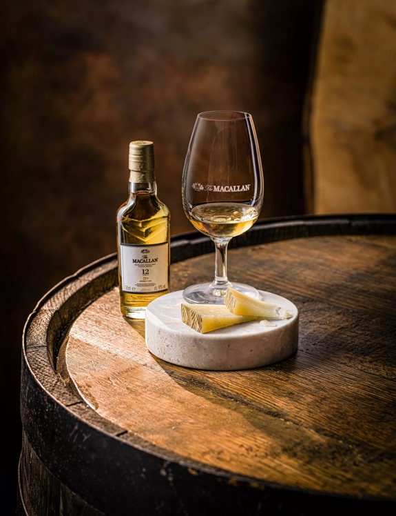 the macallan double cask 12 tasting experience mini bottle and pairing