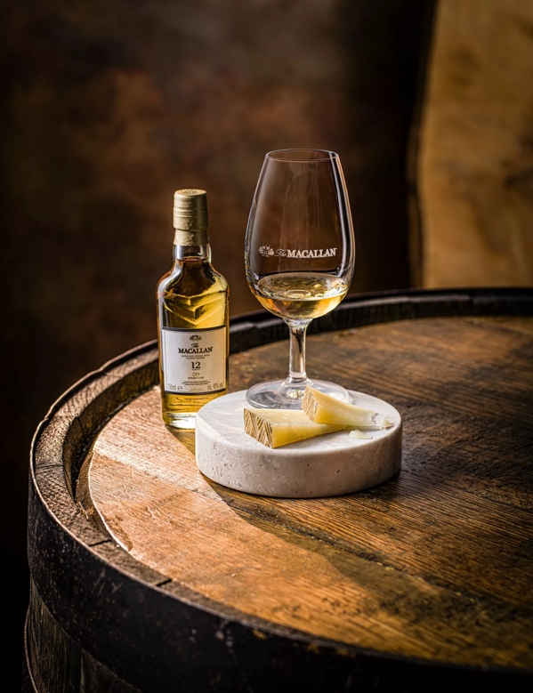 the macallan double cask 12 tasting experience mini bottle and pairing