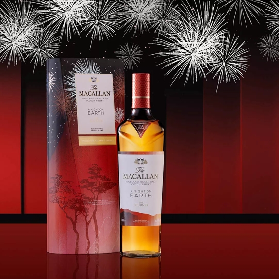 the macallan a night on earth bottle and pack
