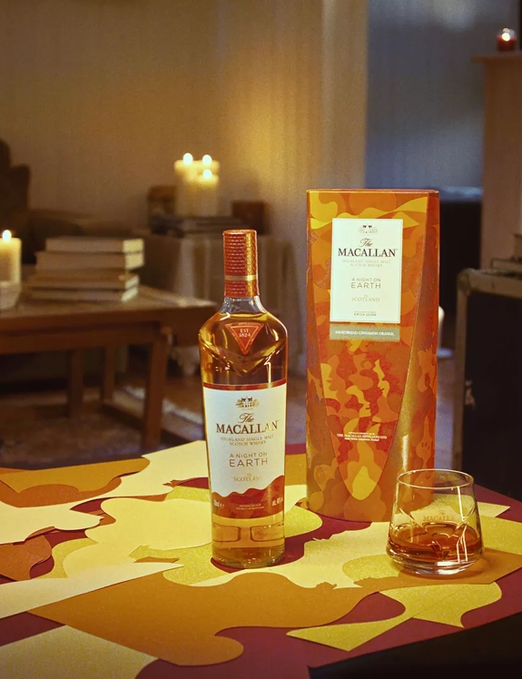 Erica Dorn Artwork for The Macallan A Night on Earth in Scotland