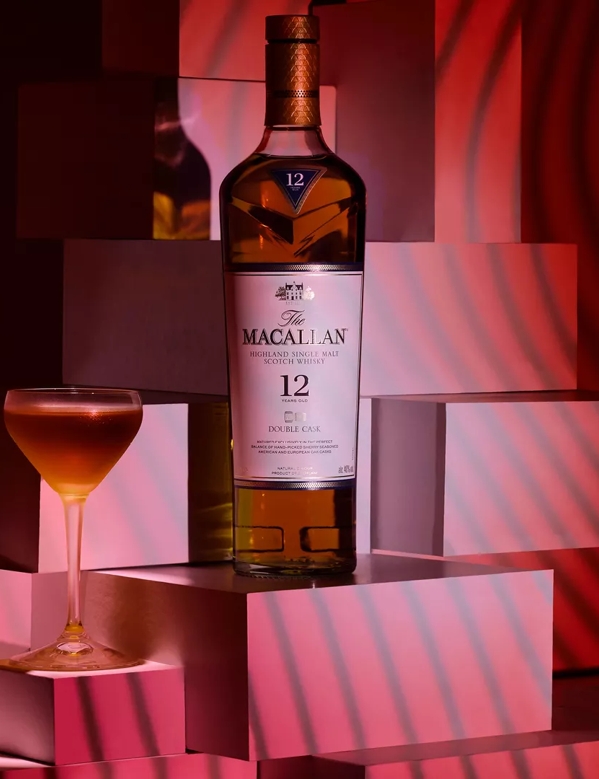 the macallan double cask 12 whisky serve