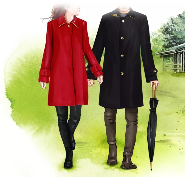The Macallan Lifestyle Accessories Outwear Coat Men and Woman Illustration