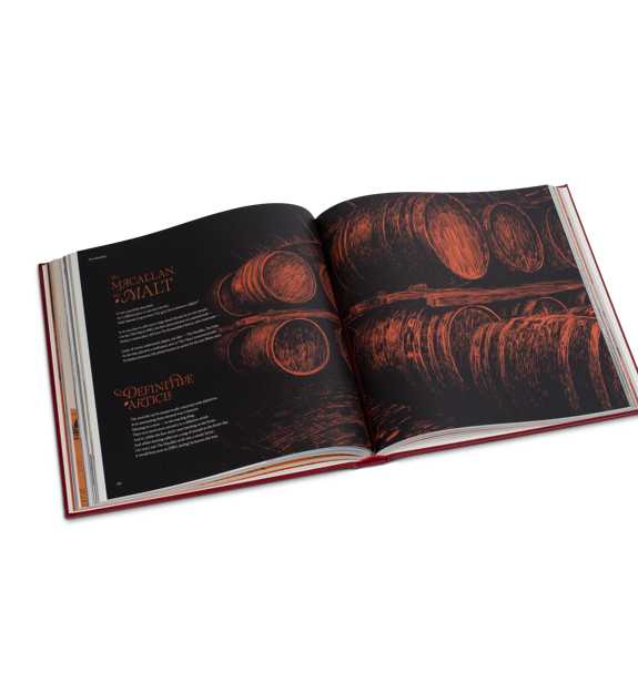 The Macallan The Heart of The Spirit Book open 