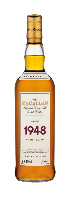 The Macallan fine and rare whisky bottle
