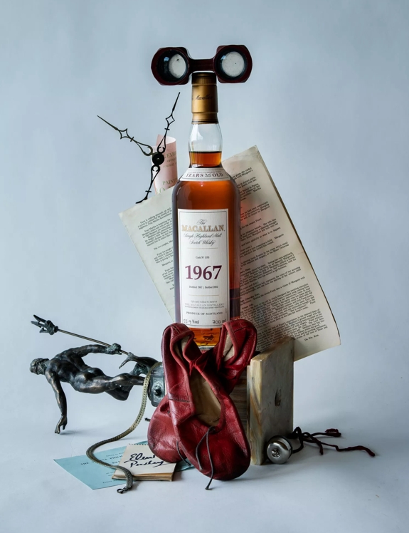 The Macallan Fine and Rare 1960s with Objects Unique to 60s