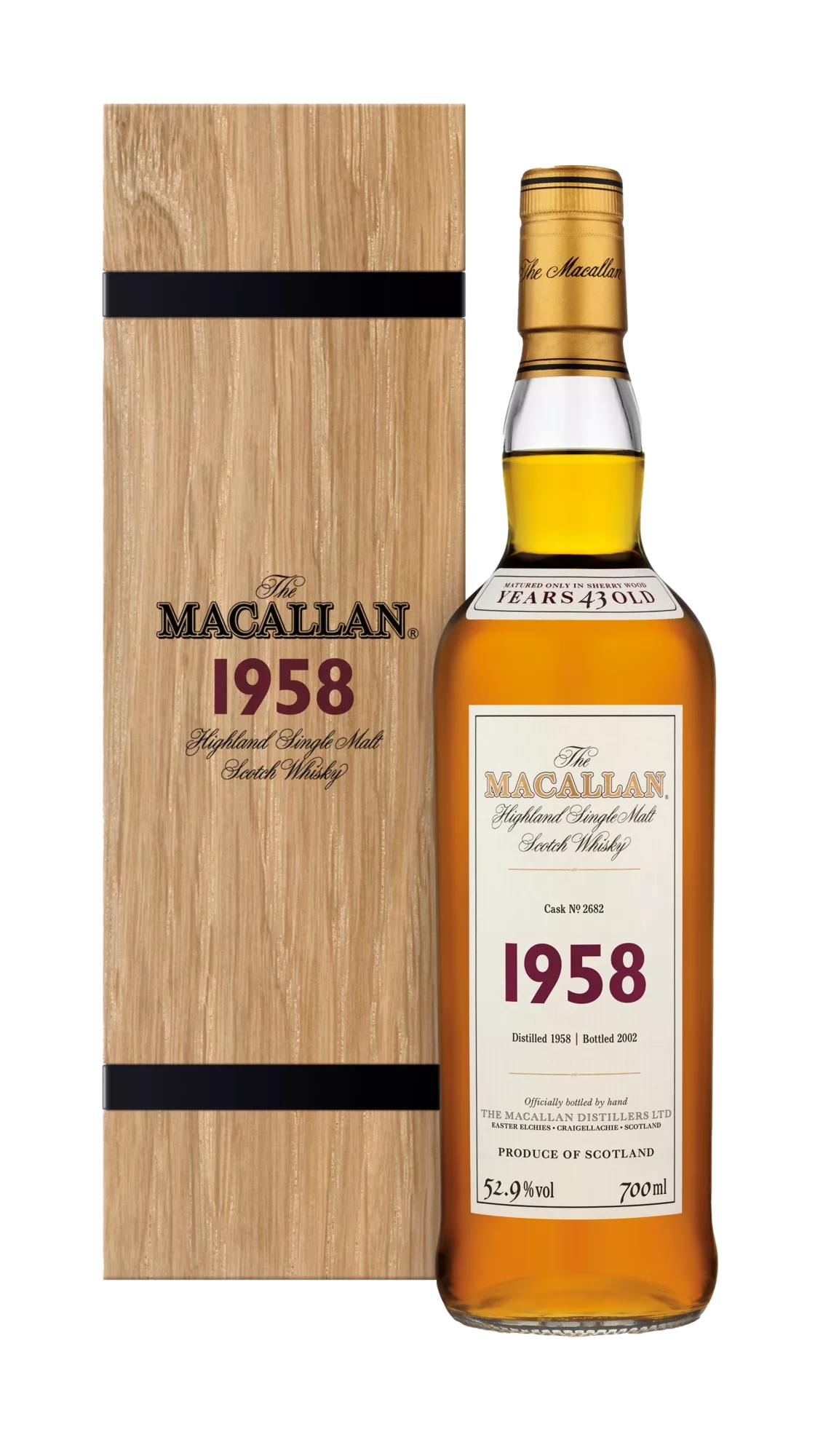 マッカラン 1958/59 Macallan The Macallan 1958 Fine & Rare Whisky - The Macallan®