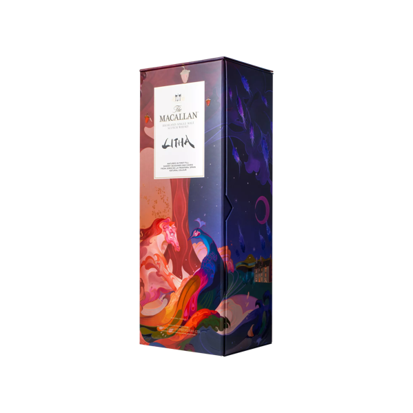 The Macallan Litha Collection angled front box 
