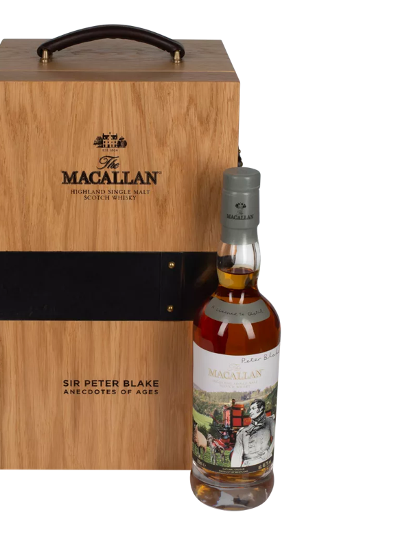 The Macallan Anecdotes of Ages Collection: License to Distil Bottle out Box