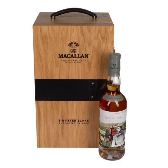 The Macallan Anecdotes of Ages Collection: License to Distil Bottle out Box