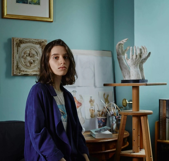 The Macallan The Reach artist saskia robinson portrait with sculpture