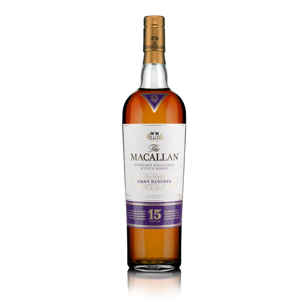 the macallan gran reserva 15 year old whisky bottle
