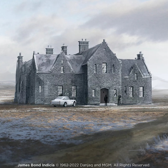 The Macallan James Bond Skyfall Lodge Illustration