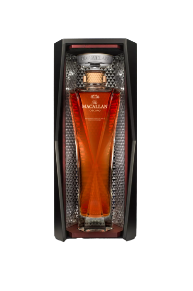 the macallan whisky bottle and pack