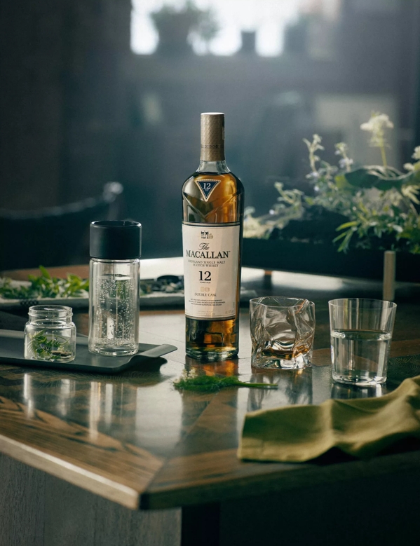 The Macallan Nurtured by Nature with Every Step Photography Double cask bottle