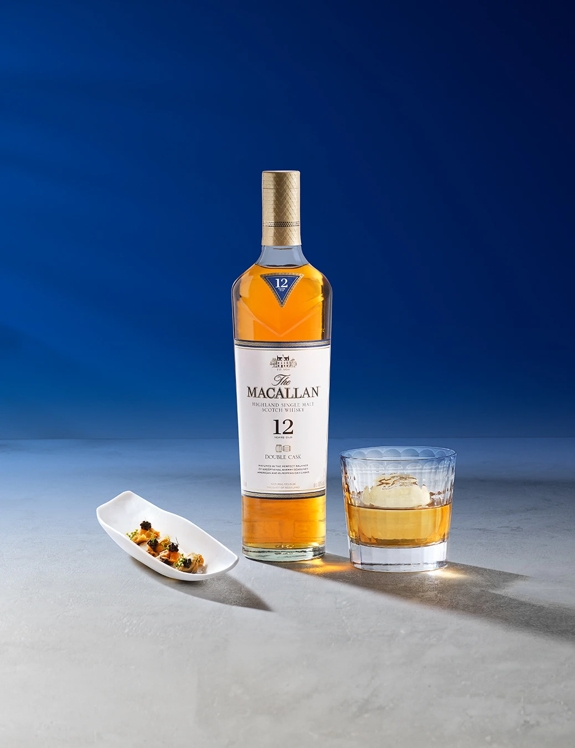 the macallan double cask 12 whisky serve