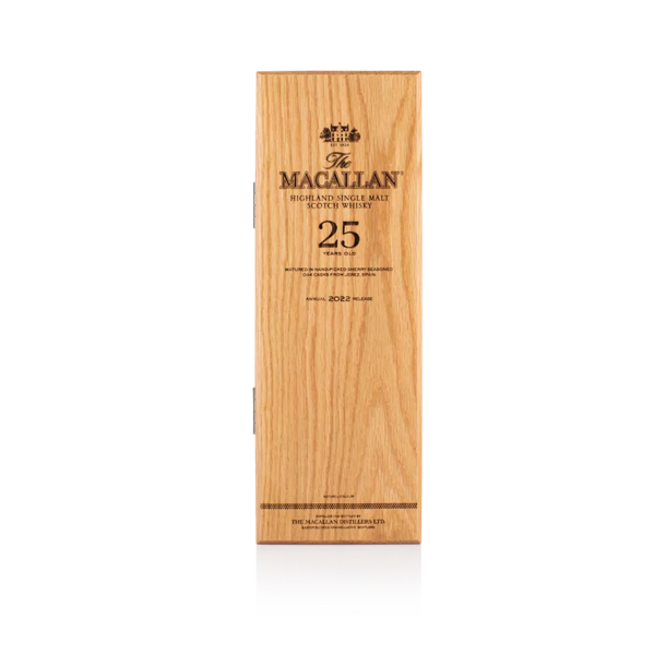 The Macallan Sherry Oak 25YO 2022 Release Wooden Box