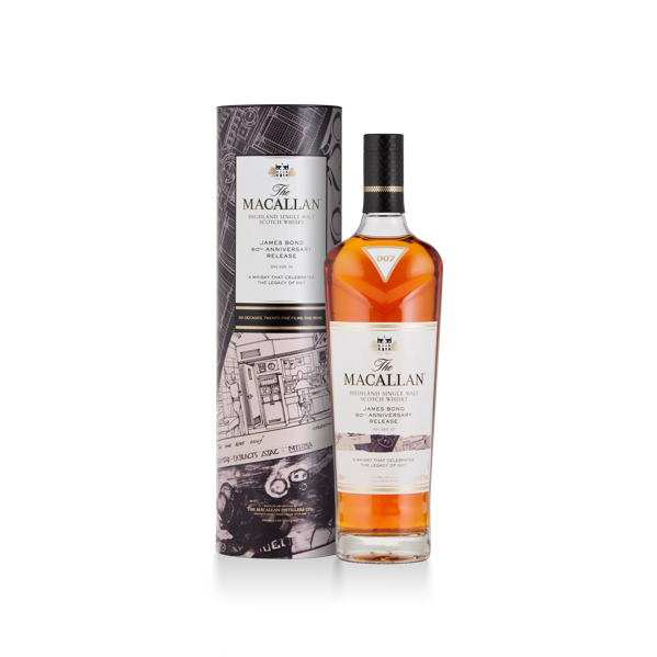 Decade 3 The Macallan James Bond Bottle and Pack