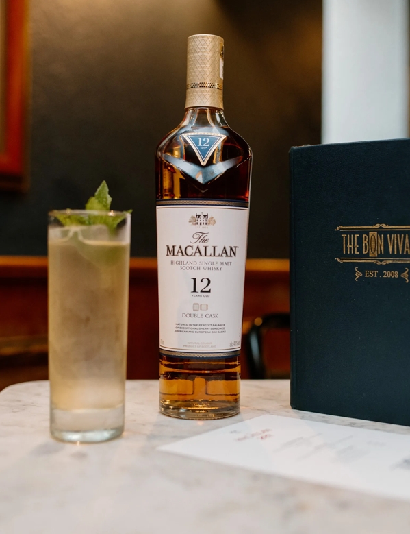 Bottle of Macallan at Vivant