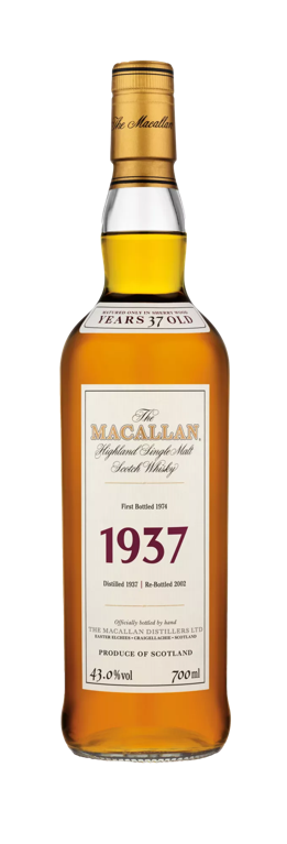 The Macallan fine and rare whisky bottle