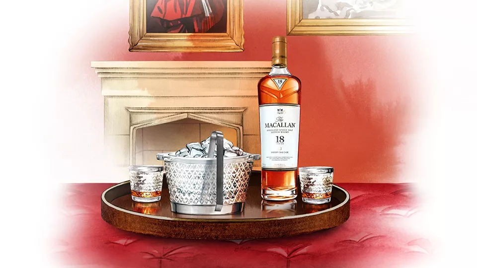 The Macallan Lalique Ice Bucket and Tongs | The Macallan®