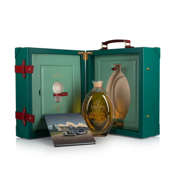Golden Age of Travel The Motor Car with Bottle Card and Box