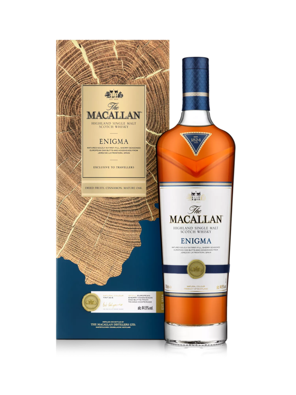 The Macallan Quest Collection Enigma Bottle and Pack