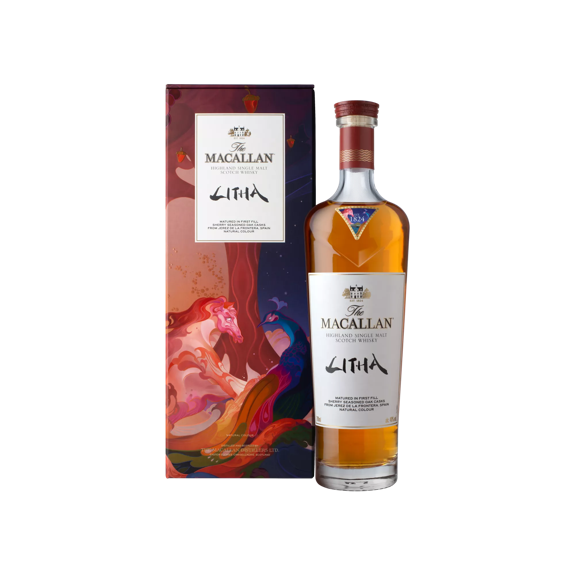 The Macallan Litha Collection Bottle and pack