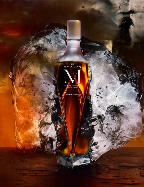 The Macallan M Black 2022 whisky bottles trilogy 