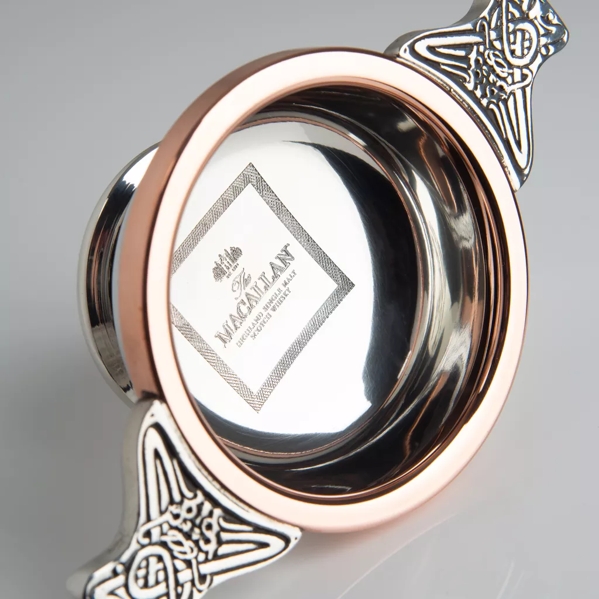 The Macallan Quaich Bowl on Side with Logo