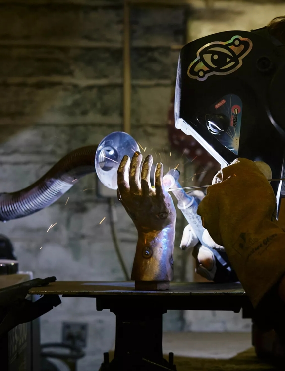 The Macallan The Reach Sculpture welding process