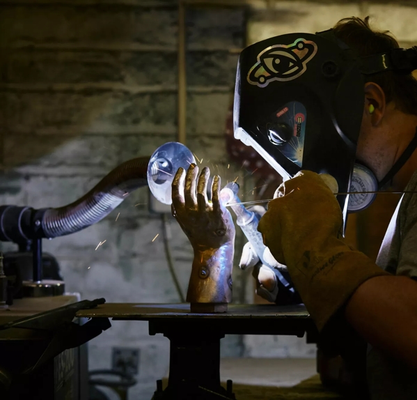The Macallan The Reach Sculpture welding process