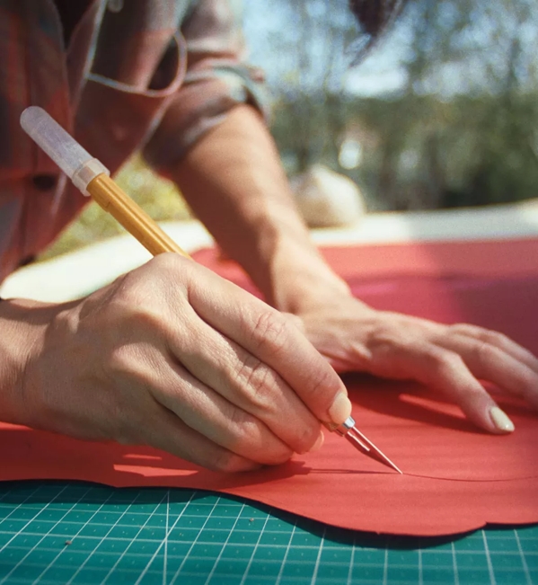 Erica Dorn Crafting Artwork