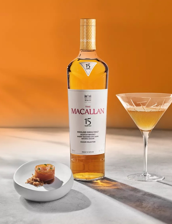 the macallan colour collection whisky serves and food pairings