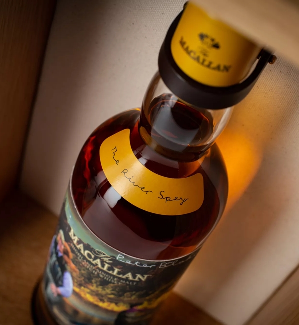 The Macallan Anecdotes of Ages Collection: The River Spey Mood Shot Top Bottle