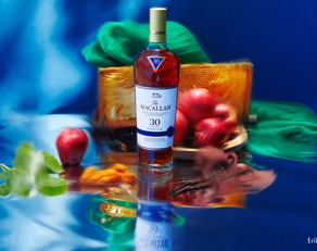 the macallan double cask 30 years old whisky bottle lifestyle images