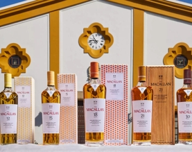 the macallan colour collection whisky bottles