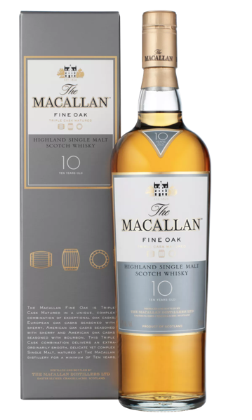 The Macallan Fine Oak 10 Years Bottle Pack