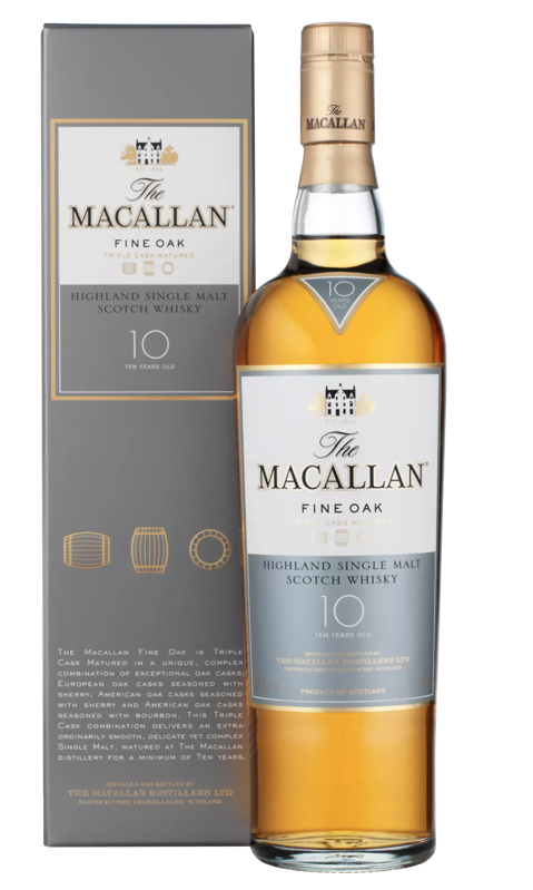 The Macallan Fine Oak 10 Years Bottle Pack