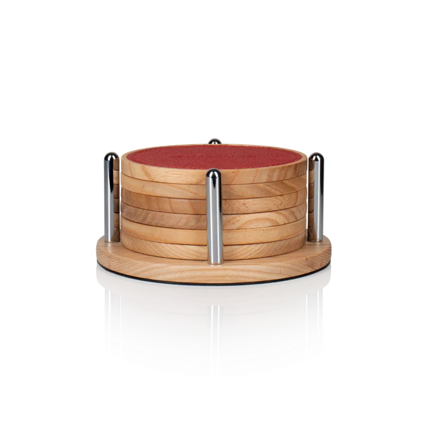 The Macallan Red Collection Coasters Stacked