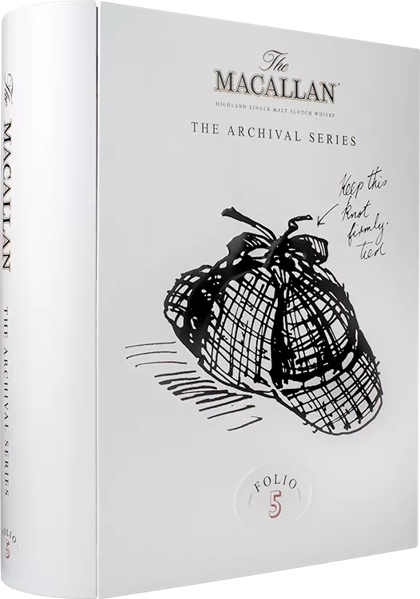 The Macallan Archival Series Folio 5 Box Angled