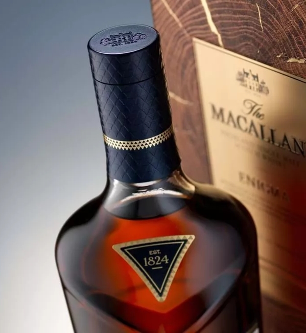The Macallan Enigma Top Bottle and Pack Shot