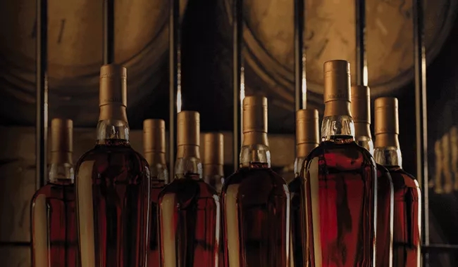 the macallan whisky bottles without labels