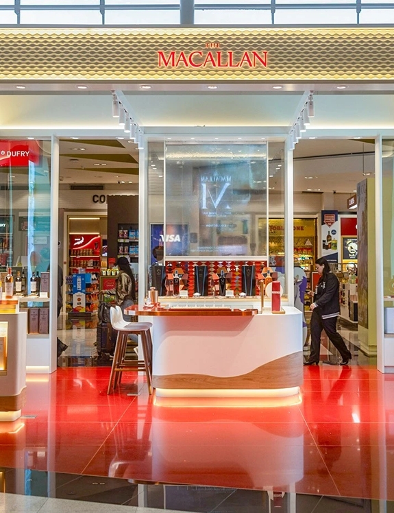 Exterior of shop-in-shop at Sao Paulo GRU airport