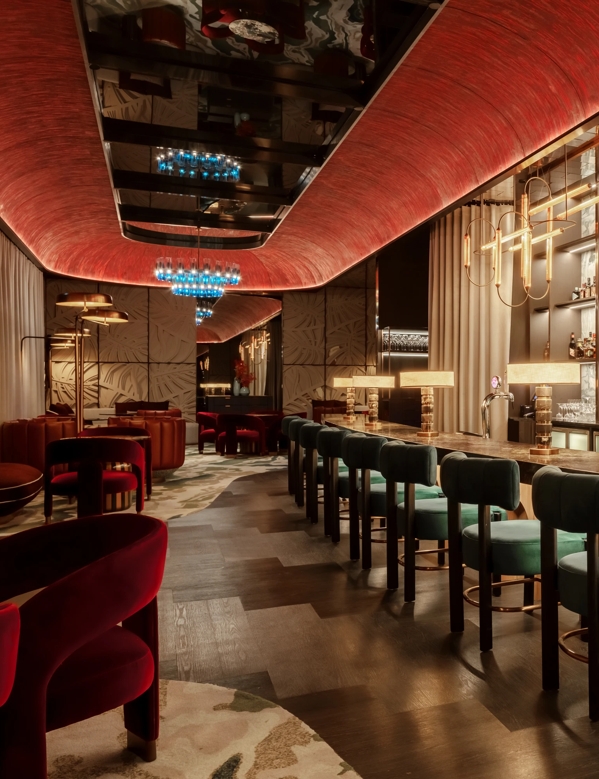 cocktail whisky bar